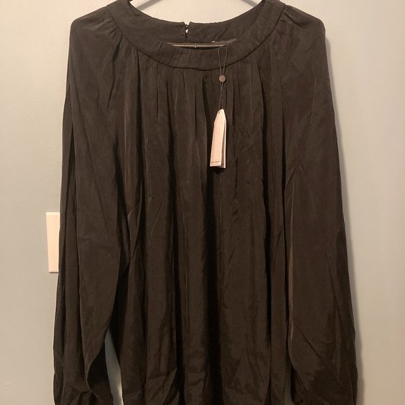 Universal Standard Patricia Black Blouse XL NWT - Picture 1 of 6